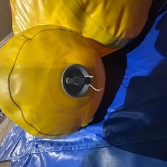 ポンプも付けます　水上バイク　バナナボート　ジェットスキー　湖で一度使用のみ　スノーモービルでも使用可能の画像