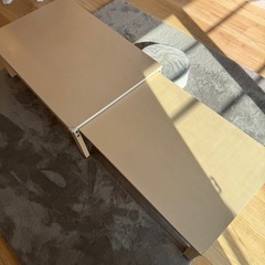 伸長式ローテーブル ダイニングテーブル の画像