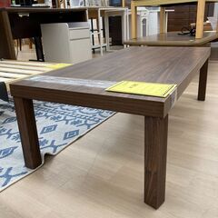A-625【リユースのサカイ野々市店】ジモティ来店特価‼ ローテーブル 木製 木目調 ブラウン クリーニング済みの画像