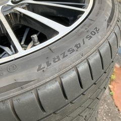 アルミ付きタイヤ４本セット　205/45ZR 17の画像