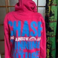 メンズフード付きトレーナー無料でお譲りします。の画像