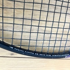 硬式軟式テニスラケット　中古計3本　ケース付の画像