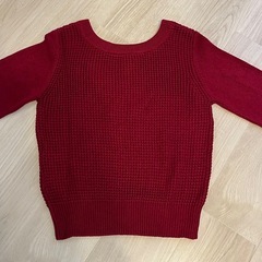 【ロペピクニック】Vネックニット ボルドー M相当の画像