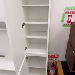 【ドリーム尾浜店】TVボード WH　高さ(H)190.5×幅 (W)230× 奥行(D)42(cm)の画像