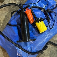 ポンプも付けます　水上バイク　バナナボート　ジェットスキー　湖で一度使用のみ　スノーモービルでも使用可能の画像