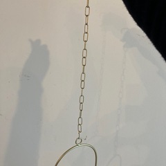 ハンギングプランター　縦長　ゴールドの画像