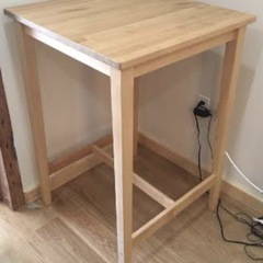 IKEA　BJÖRKUDDEN カウンターテーブル, バーチの画像