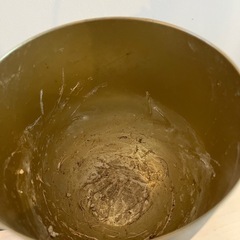 ハンギングプランター　円形　ゴールドの画像