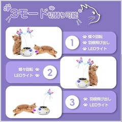 キャットトイ　電動　　新品の画像