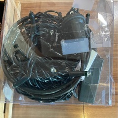 クリスマスリース、ツリーライトの画像