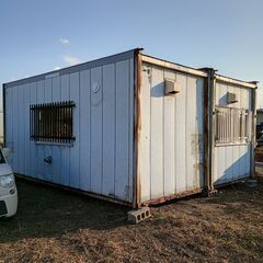 スーパーハウス　ユニットハウス　2連棟　中古　札幌　短期掲載の画像