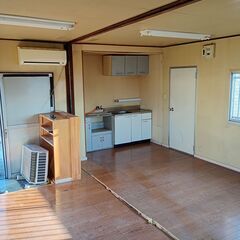 スーパーハウス　ユニットハウス　2連棟　中古　札幌　短期掲載の画像