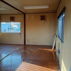 スーパーハウス　ユニットハウス　2連棟　中古　札幌　短期掲載の画像