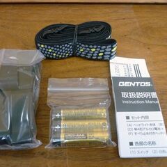☆未使用品 GENTOS LEDヘッドライト HLP-1801 HEAD WARS 200ルーメン 電池式 ヘッドウォーズ ジェントス リフレクタータイプ 札幌市 豊平区 平岸店の画像