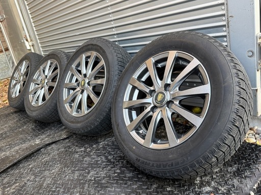 【美品】コンパクトカー・軽サイズ　社外アルミ 4本セット