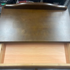 【中古】電話台　多用途タナ　引き出したっぷり【E1124IK】の画像