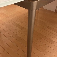 ダイニングテーブル　ガラス　伸縮　拡張　の画像