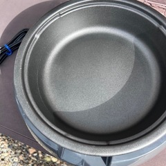 【新品】　GRILLPAN 電気グリルパン グレー　グリルパン　着脱式の画像