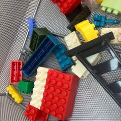 【中古玩具】ブロック　レゴ類似ブロックまとめの画像