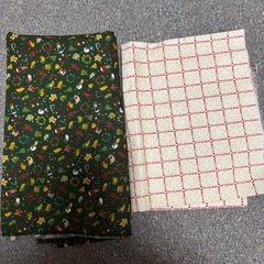 クリスマス多めの布の画像