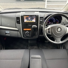 美車　ターボ　フルセグTV パドルシフト タイヤバリ山 ワゴンRスティングレーの画像