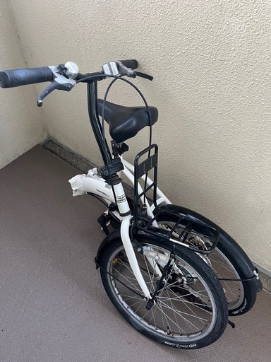 折りたたみ電動アシスト自転車 TRANSMOBILLY ホワイト E_BASIC [変速