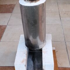 組立式ロケットストーブ　屋外用の画像