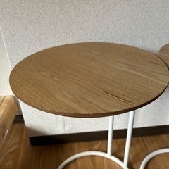 [幅33cm] サイドテーブル ラウンズ ニトリ の画像