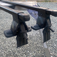 (購入者決定済)車用　キャリアバー　メーカー不明　現状の画像