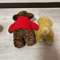 クマさんぬいぐるみ 4体の画像