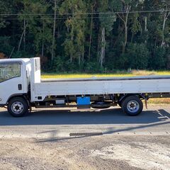 【K-0039】いすゞ　エルフ　NPR88YN　4t トラック　ワイドロング　6ｍボディ　令和2年式　最大積載量4200kgの画像