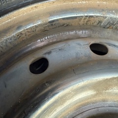 軽貨物用　軽トラ　軽バンなどに　転がしタイヤ4本の画像