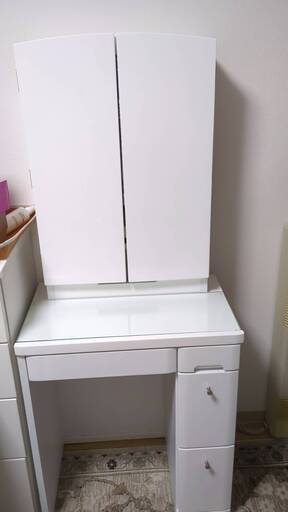 ニトリ NITORI 三面鏡ドレッサー 幅60cm (けけ) 札幌のドレッサーの