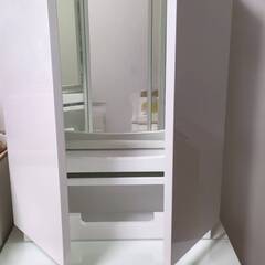 ニトリ NITORI 三面鏡ドレッサー  幅60cm の画像