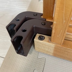 ベビーサークル　木製　中古品の画像