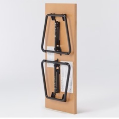 無印良品　折りたたみローテーブル・幅 90cm・オーク材幅90x 奥行45x高さ35cm サイズ：幅90cmの画像