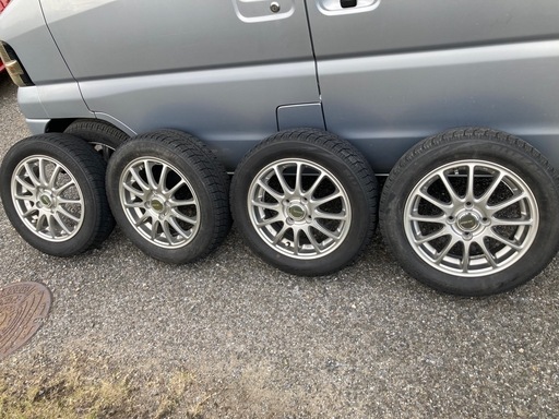 ブリヂストンホイールとブリザック155/65-14