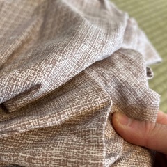 ベッドカバー　シーツ　ブラウン系チェック柄　ダブル　の画像