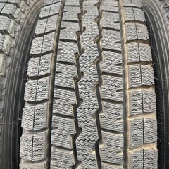 [最終値下げ]155/80R14 2023年スタッドレス DUNLOP WINTER MAXX SV01 4本セット  トヨタ純正A6VB 4穴PCD100ET+39 14×5J ハブ54mmプロボックスの画像