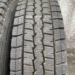 [最終値下げ]155/80R14 2023年スタッドレス DUNLOP WINTER MAXX SV01 4本セット  トヨタ純正A6VB 4穴PCD100ET+39 14×5J ハブ54mmプロボックスの画像