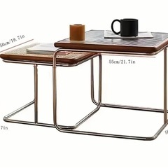 韓国おしゃれ　テーブルの画像