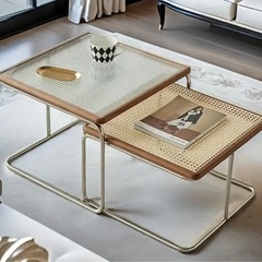 韓国おしゃれ　テーブルの画像