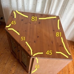 木製✴︎テレビボードの画像