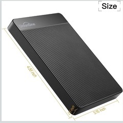 外付けハードディスク　500GB 新品の画像