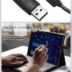 外付けハードディスク　500GB 新品の画像