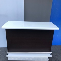 ニトリ バーカウンター 120DBR モデナ 横幅120cm×奥行52cm×高さ87cm 足