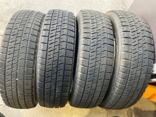 軽自動車に BS VRX2 155/65R14 4本 9分山 バリ溝 格安