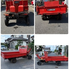 chikusui 筑水 キャニコムGH2214輪運搬 車運搬機 油圧ダンプ最大積載量 500kgの画像