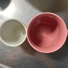 ミッキー&ミニー　マグカップと湯呑の画像