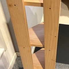 三角コーナー収納棚の画像